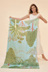 Powder Secret Paradise - Aqua Print Scarf