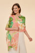 Powder Delicate Tropical - Candy Linen Print Scarf