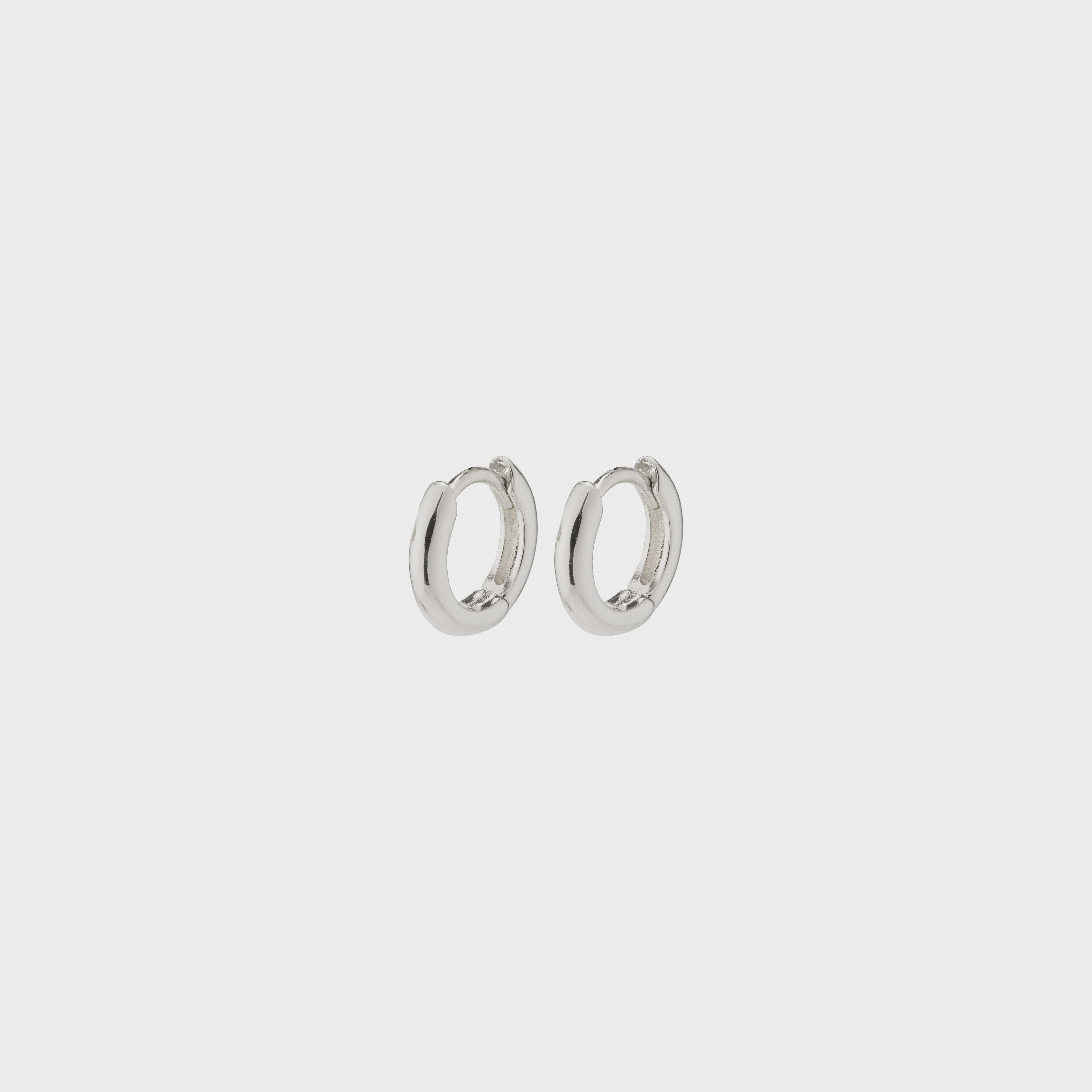 Pilgrim Tyra Chunky Mini Hoop Earrings Silver-Plated