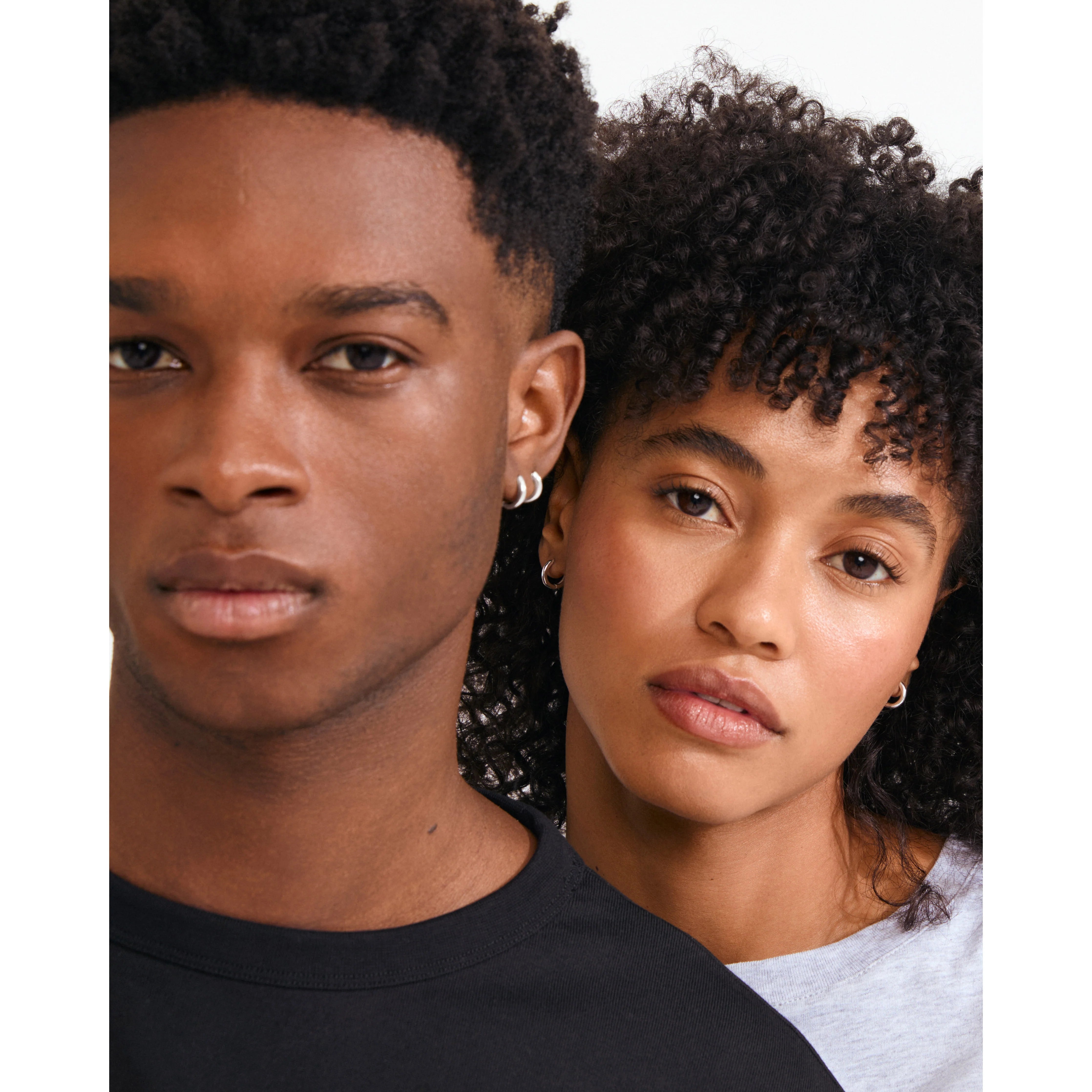 Pilgrim Tyra Chunky Mini Hoop Earrings Silver-Plated