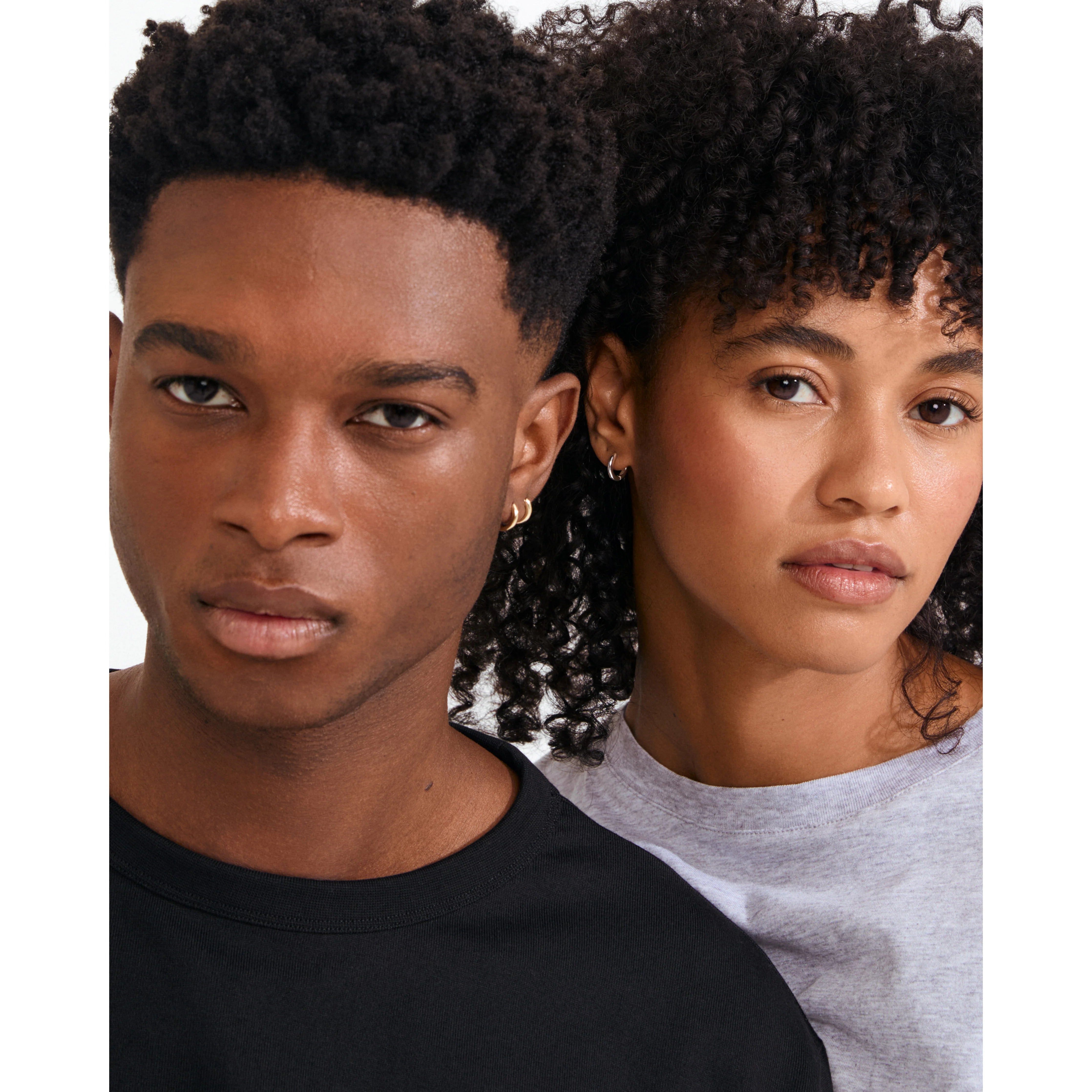 Pilgrim Tyra Chunky Mini Hoop Earrings Silver-Plated