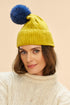 Powder Ingrid Bobble Hat - Chartreuse