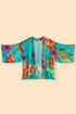 Powder Hummingbird at Dusk Kimono Jacket