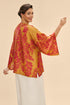 Powder Mustard Tapestry Kimono Jacket