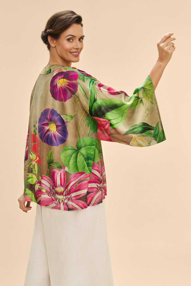 Powder Oversized Botanicals Kimono Jacket