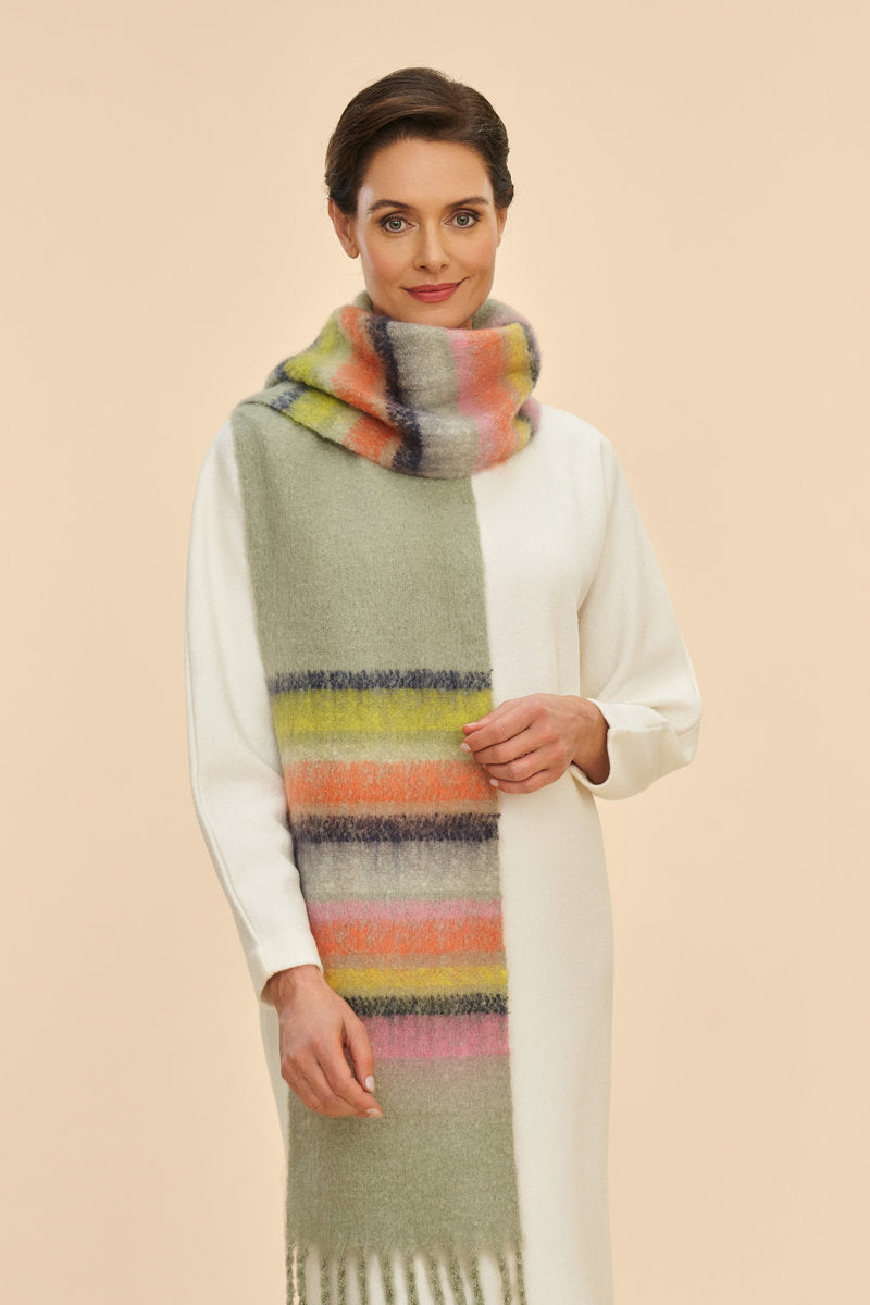 Powder Sammy Cosy Scarf - Moss