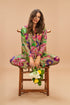 Powder Oversized Botanical Supersoft Long Pyjamas