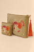 Powder Tranquil Toadstool - Sage - Zip Pouch