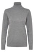 Saint Tropez Mila Rollneck Pullover Mist Grey Melange