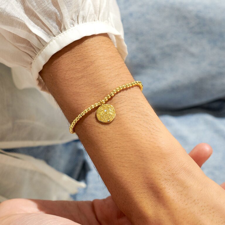 Joma Gold Leo Star Sign Bracelet