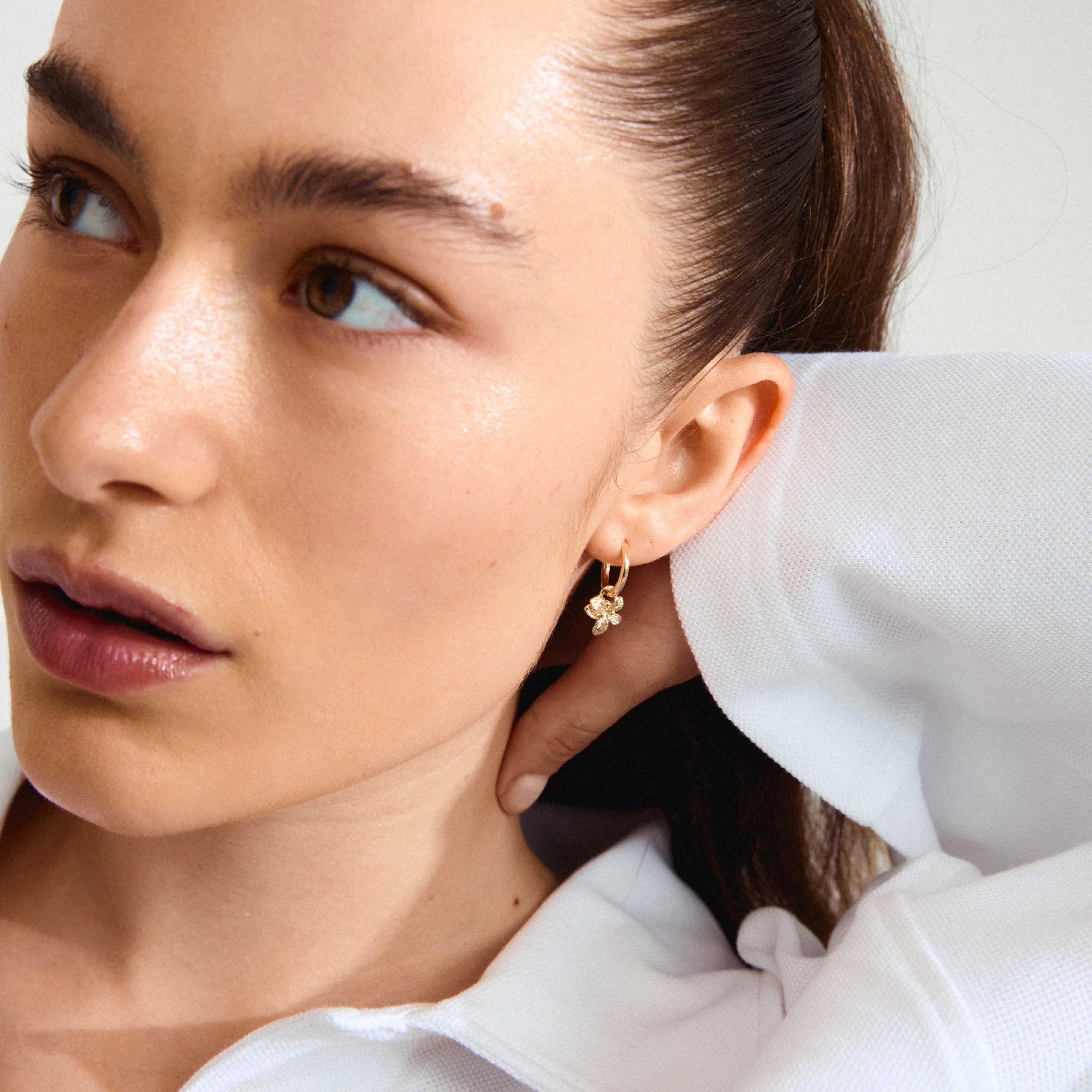 Pilgrim Charmaine Hoop Earrings Gold-Plated