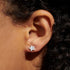 Joma Mini Charms Star Silver Earrings