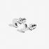 Joma Mini Charms Moon Silver Earrings