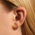 Joma Mini Charms Lock Gold Earrings