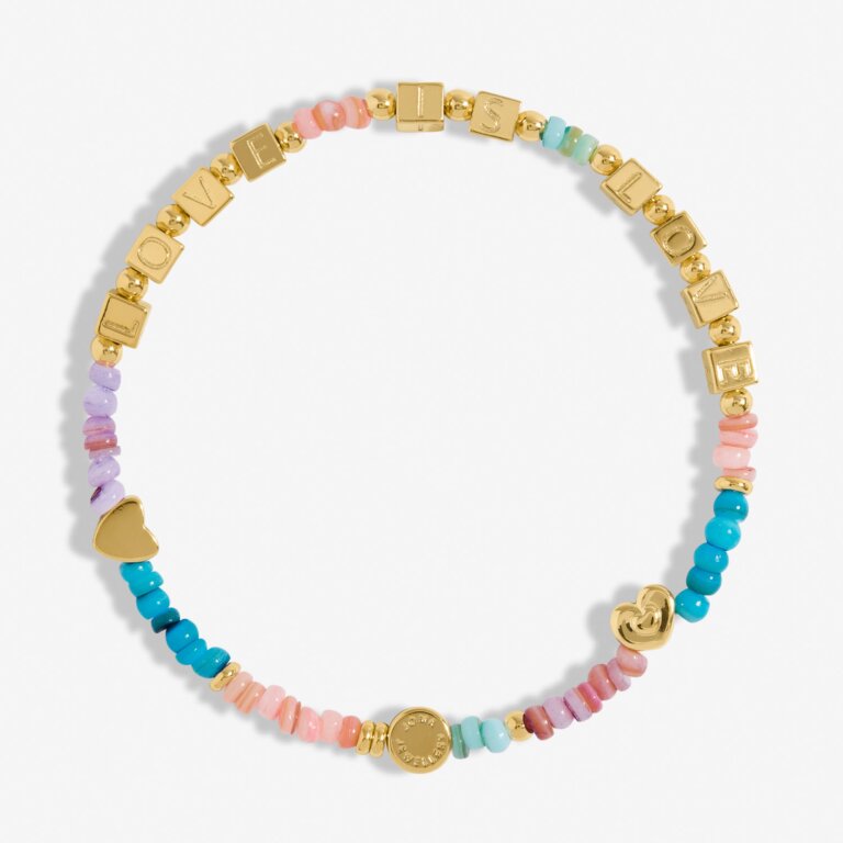 Joma Happy Little Moments Love Is Love Gold Bracelet