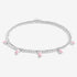 Joma A Little Stacks Of Style Pink Enamel Silver Set Of 2 Bracelets