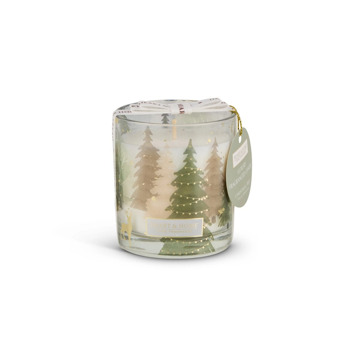 Christmas Tree Scene Candle