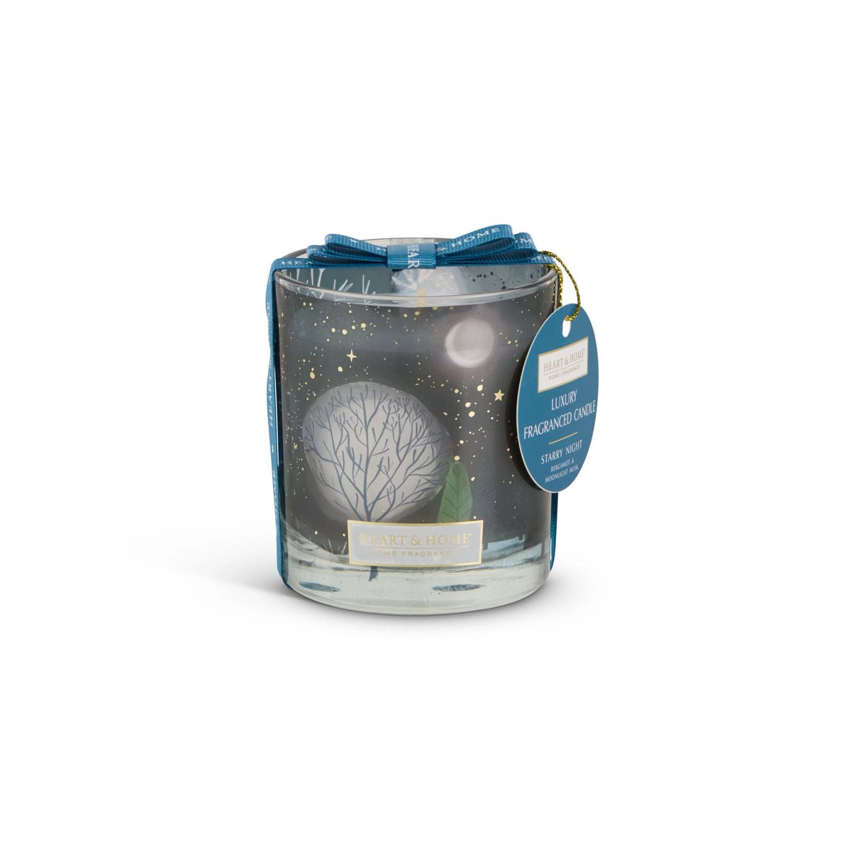 Starry Night Scene Candle