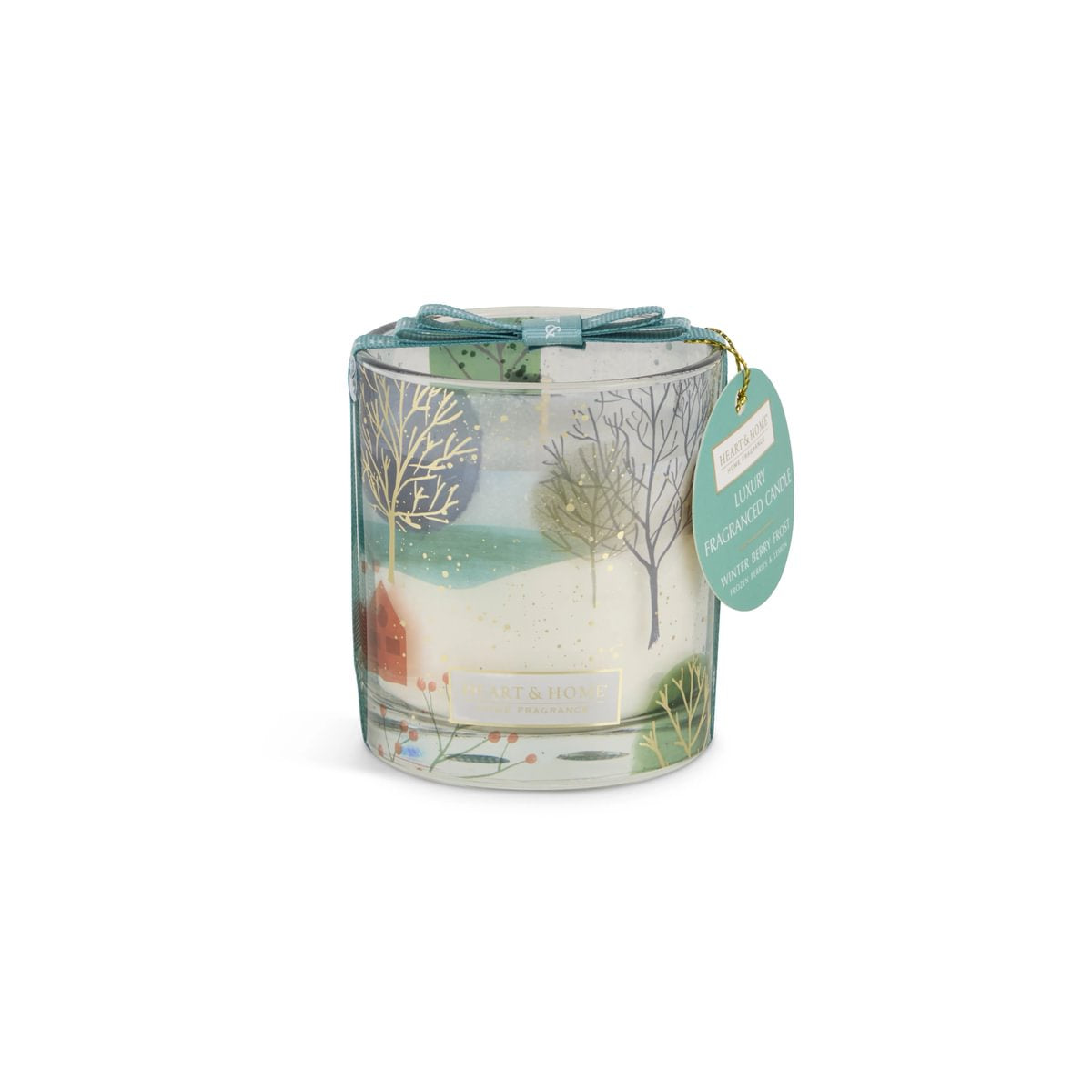 Winter Berry Frost Scene Candle