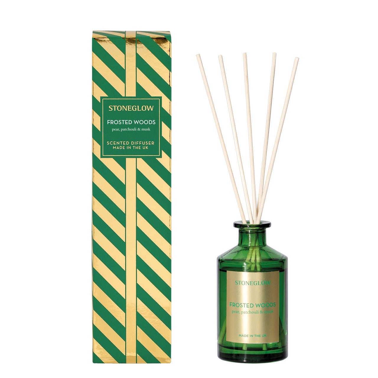 Frosted Woods - Pear, Patchouli & Musk Scented Reed Diffuser 100ml