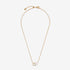 Joma Beau White Enamel Linked Necklace