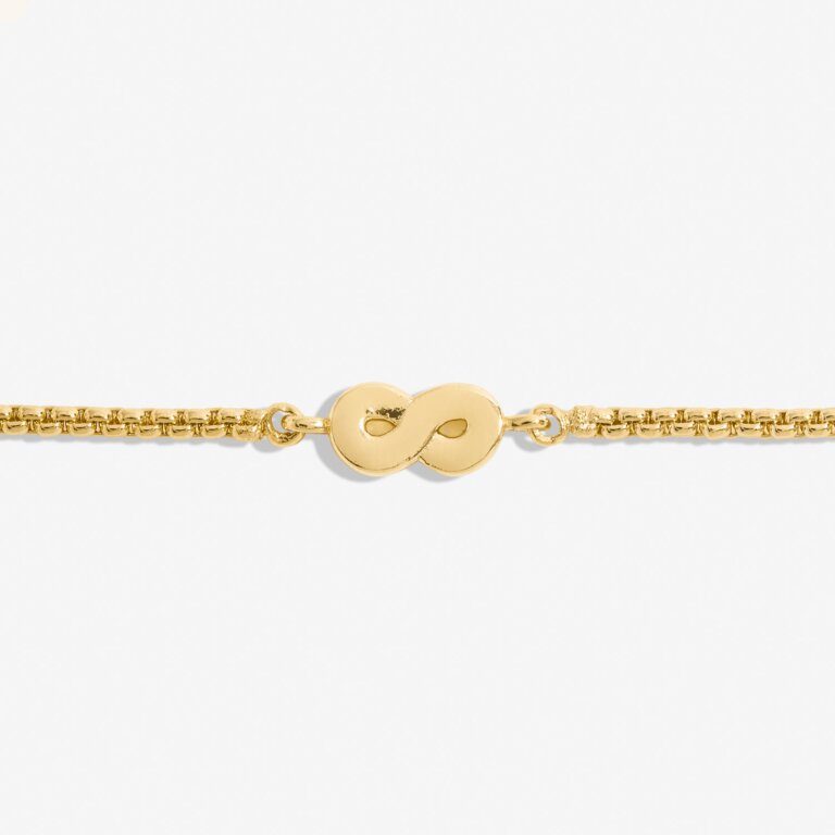 Joma Mini Charms Infinity Gold Bracelet