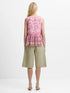 French Connection Vanessa Mesh Top Pink Multi