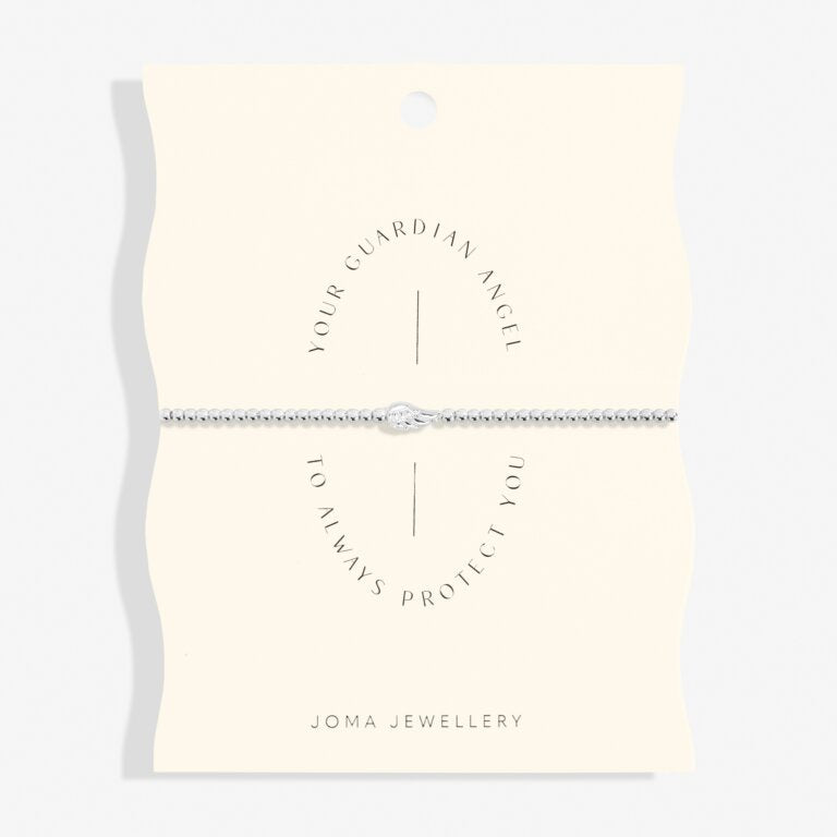 Joma Share Happiness Your Guardian Angel To Always Protect You Silver Bracelet