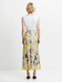 French Connection Carla Emina Chiffon Skirt Yellow Multi