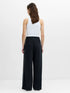 French Connection Wren Side Stripe Wide Leg Jogger Graphite Grey/Porcelain Cream
