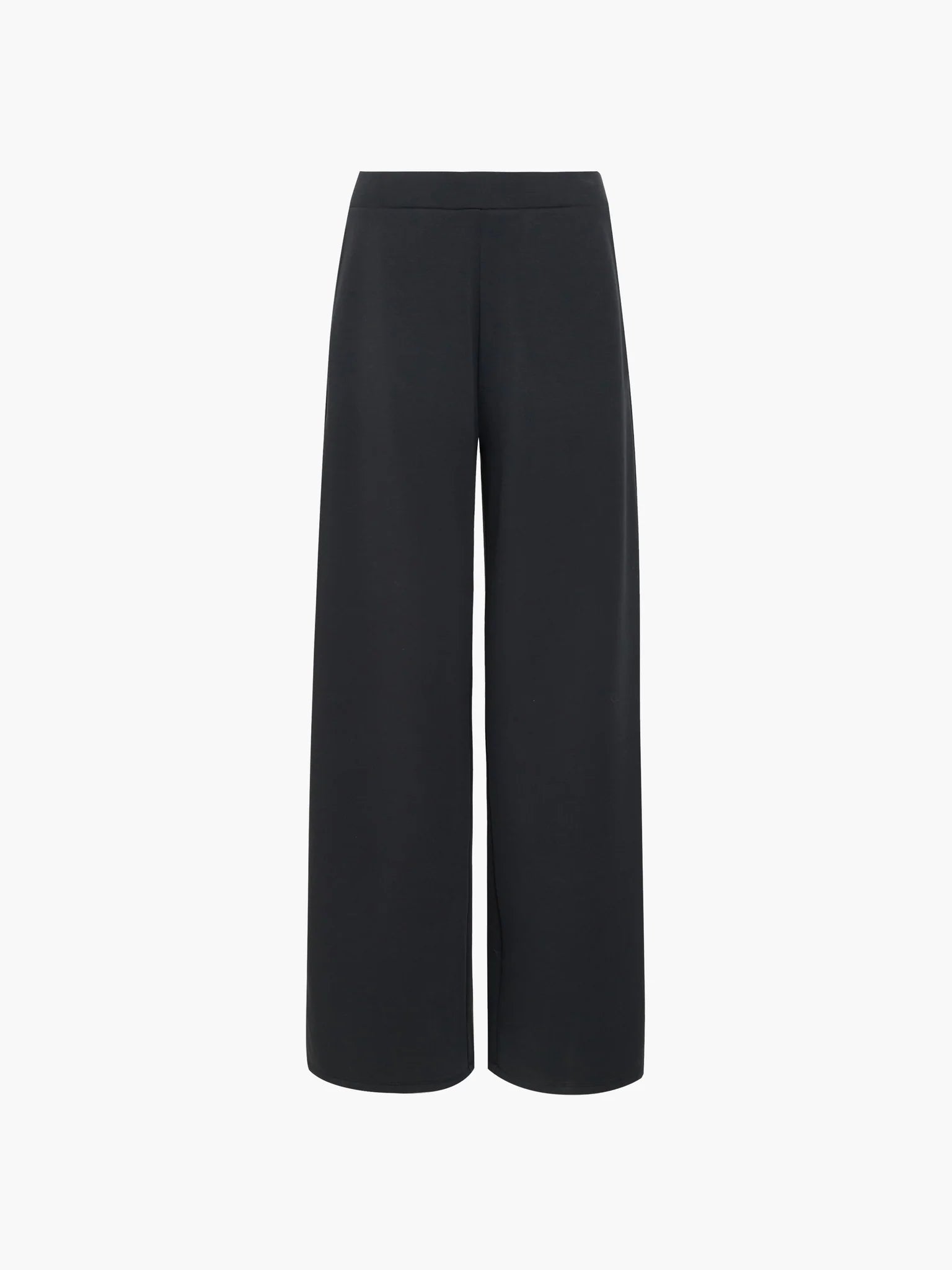 French Connection Wren Side Stripe Wide Leg Jogger Graphite Grey/Porcelain Cream