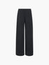French Connection Wren Side Stripe Wide Leg Jogger Graphite Grey/Porcelain Cream