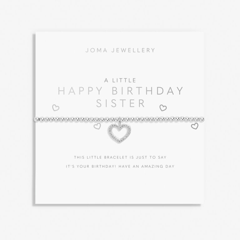 Joma A Little Happy Birthday Sister Bracelet