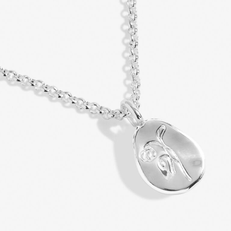 Joma Birthflower A Little January Snowdrop Necklace