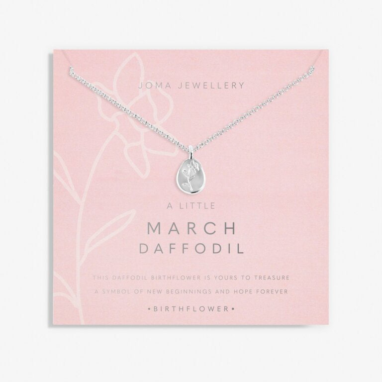 Joma Birthflower A Little March Daffodil Necklace