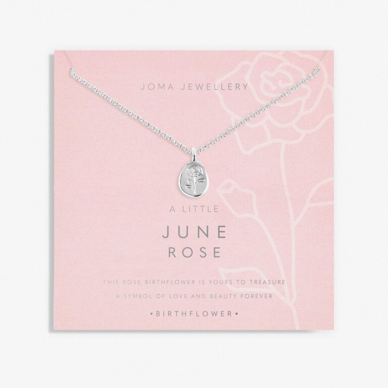 Joma Birthflower A Little June Rose Necklace