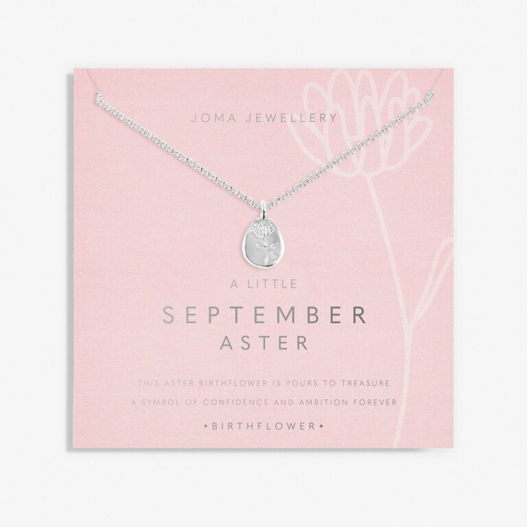 Joma Birthflower A Little September Aster Necklace