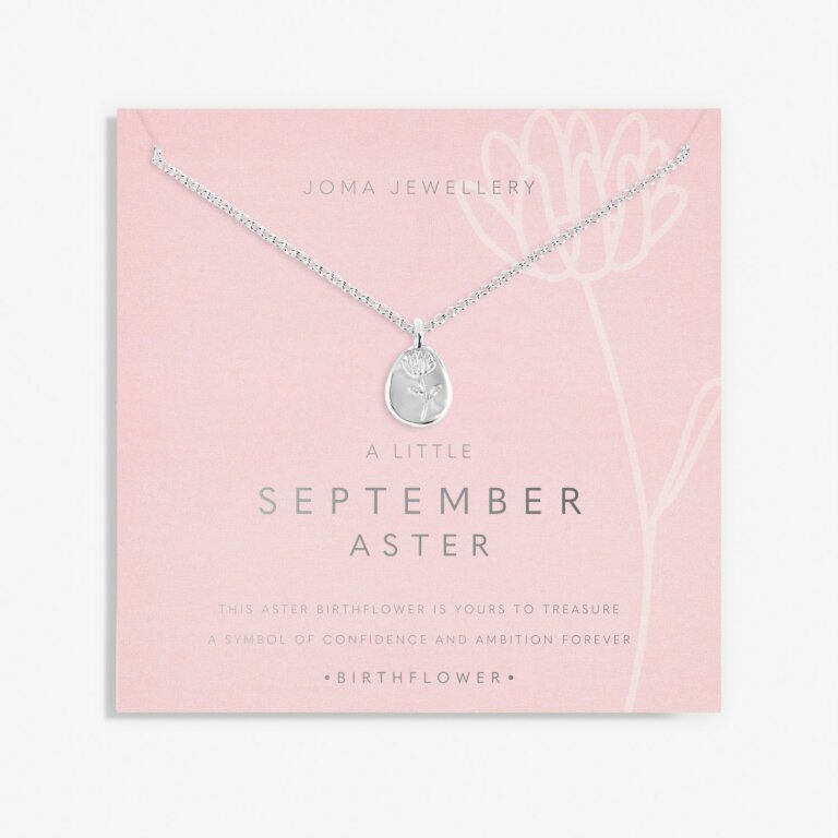 Joma Birthflower A Little September Aster Necklace