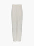 French Connection Vinnie Pinstripe Trouser Porcelain Cream-Black