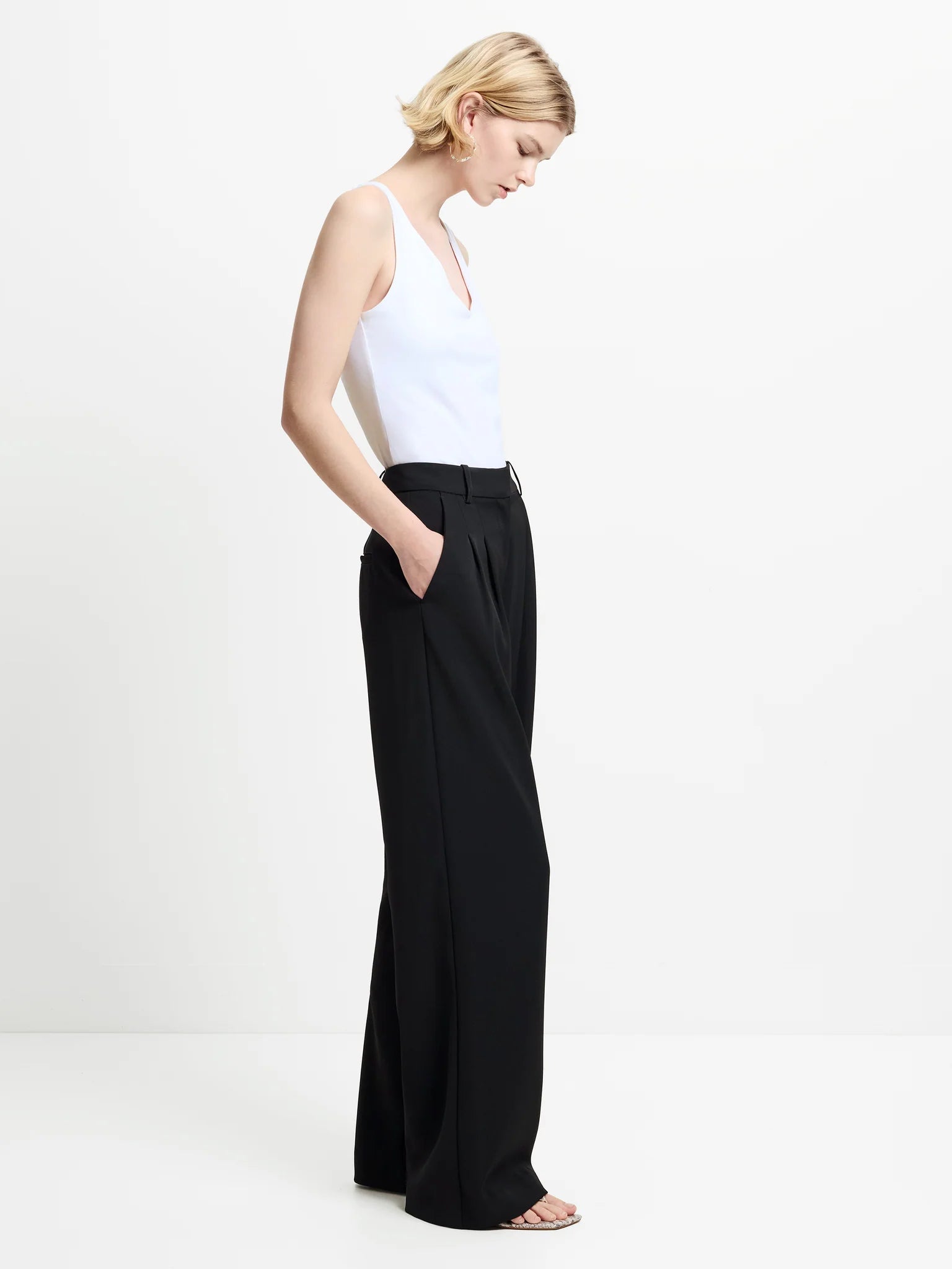 French Connection Harrie Suiting Trouser Blackout