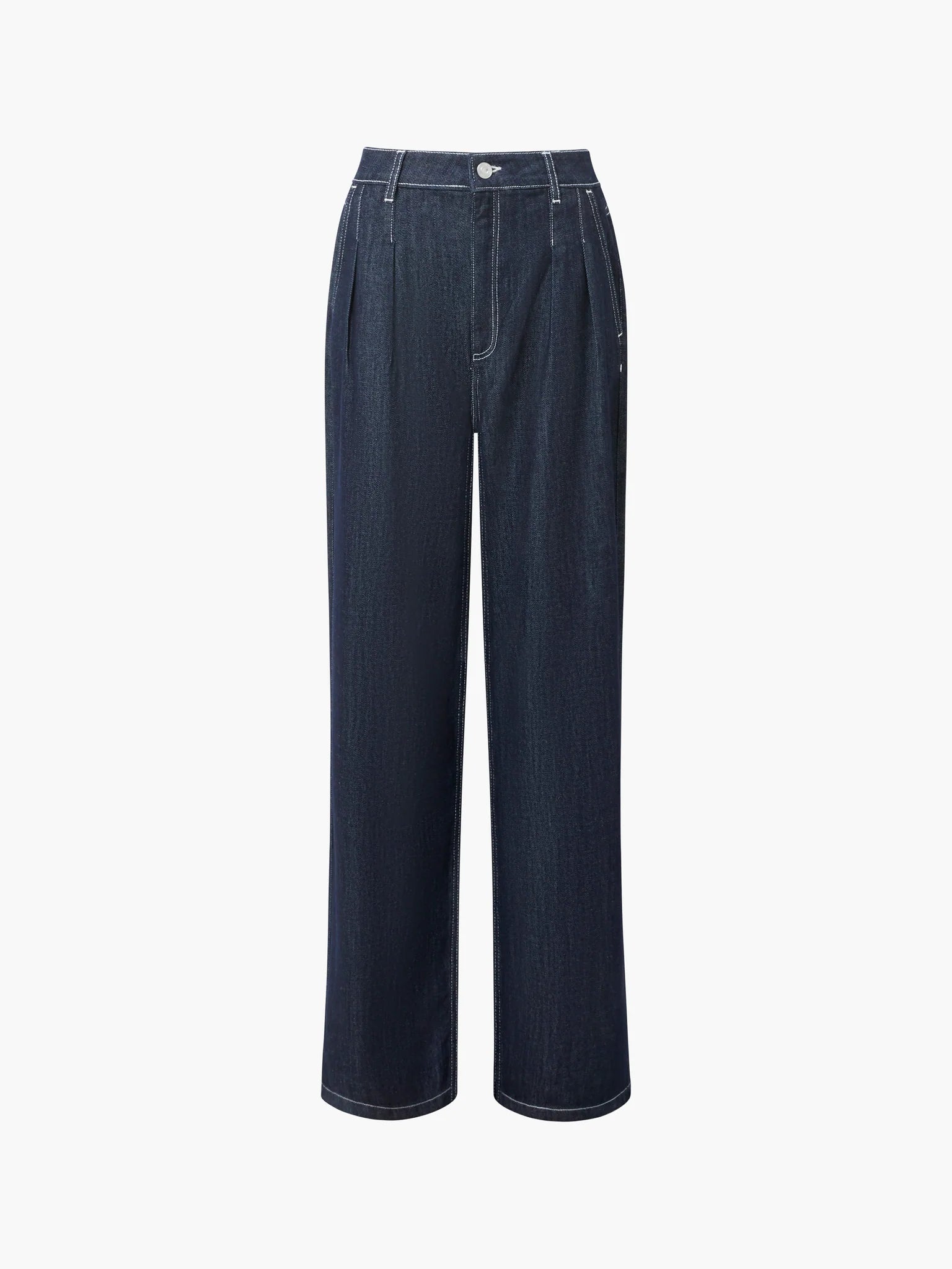 French Connection Finley Denim Wide Leg Jean Clean Indigo