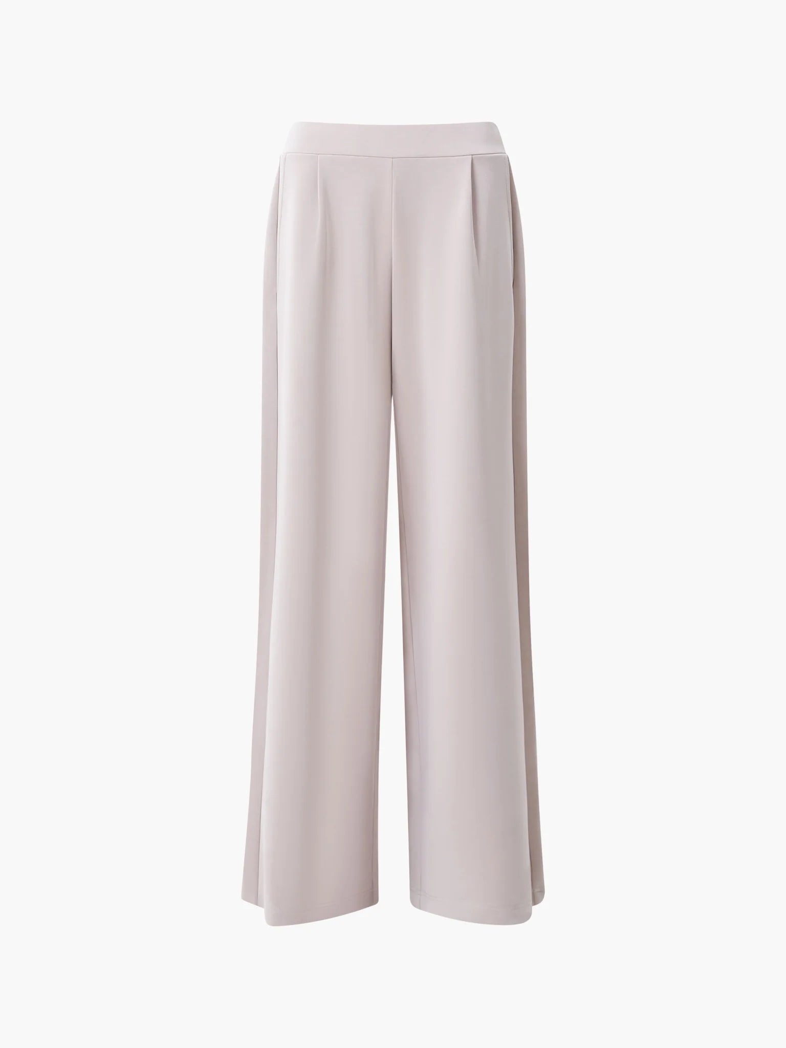 French Connection Wren Wide Leg Trouser Washed Macchiato