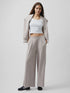 French Connection Wren Wide Leg Trouser Washed Macchiato