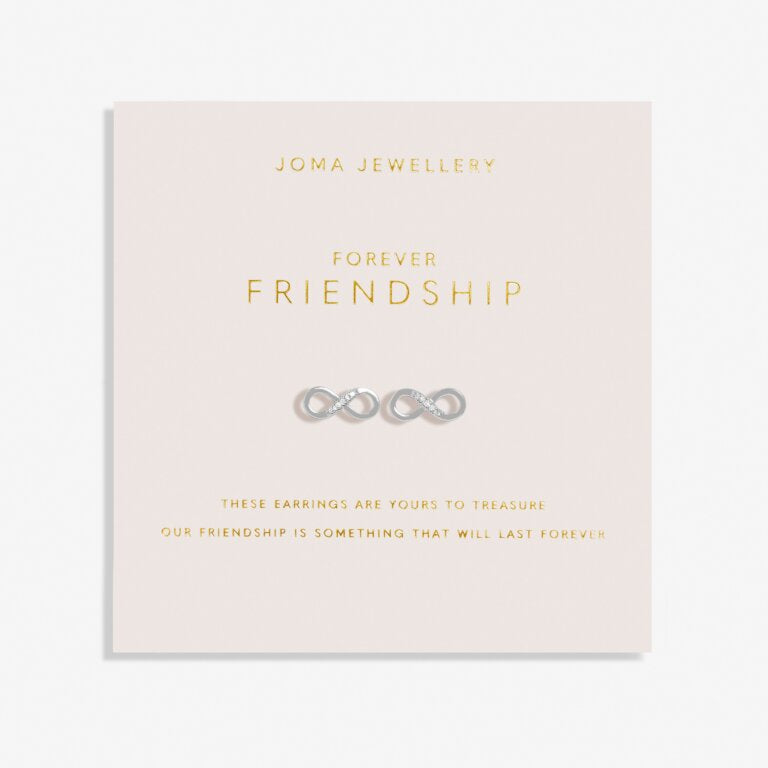 Joma Forever Yours Forever Friendship Silver Earrings