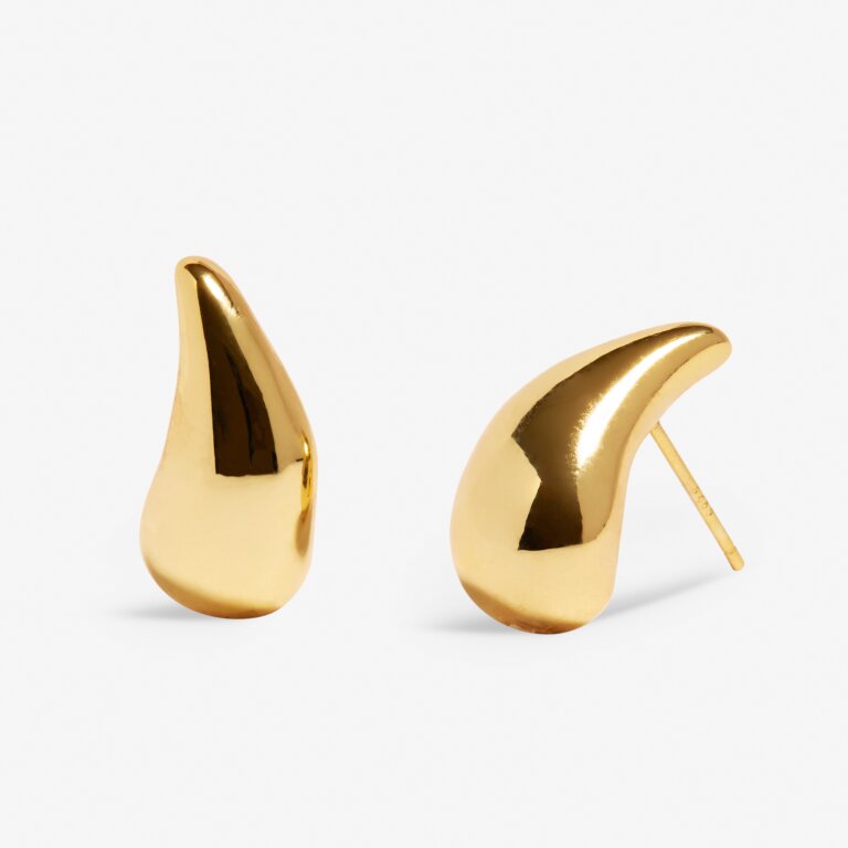 Joma Soul Shine Droplet Gold Earrings