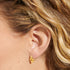 Joma Soul Shine Drop Heart Gold Earrings