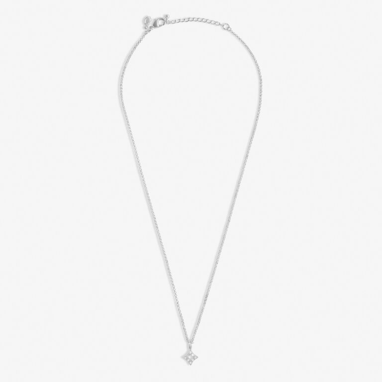 Joma Mini Charms Pavé Diamond Silver Necklace