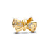 Pandora Gold Plated Sparkling Bow Charm