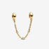 Pandora Triple Clear Stone Safety Chain