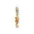 Pandora Gold Plated Seahorse Dangle Charm